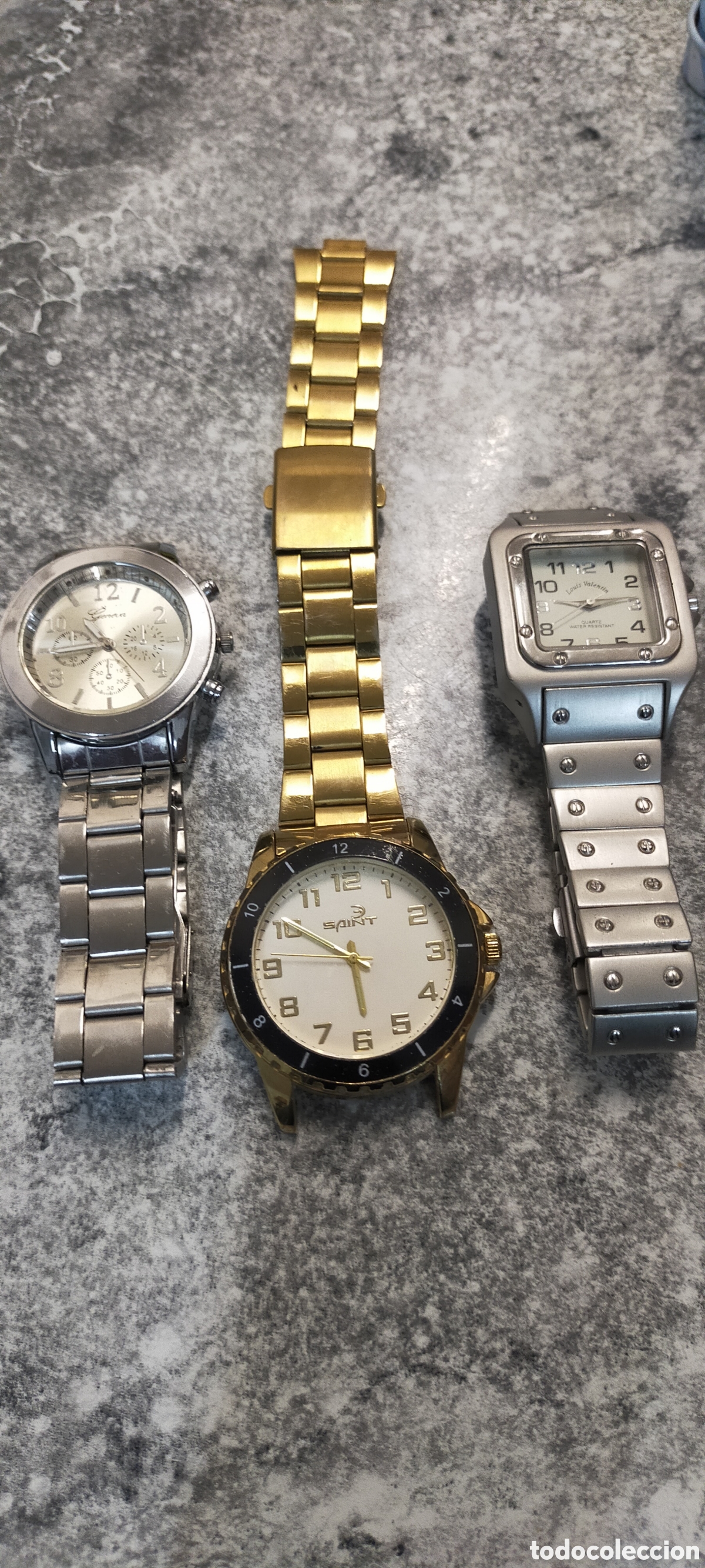 Spare Parts for Watches: 3 relojes pulsera Piezas recambio o reparar