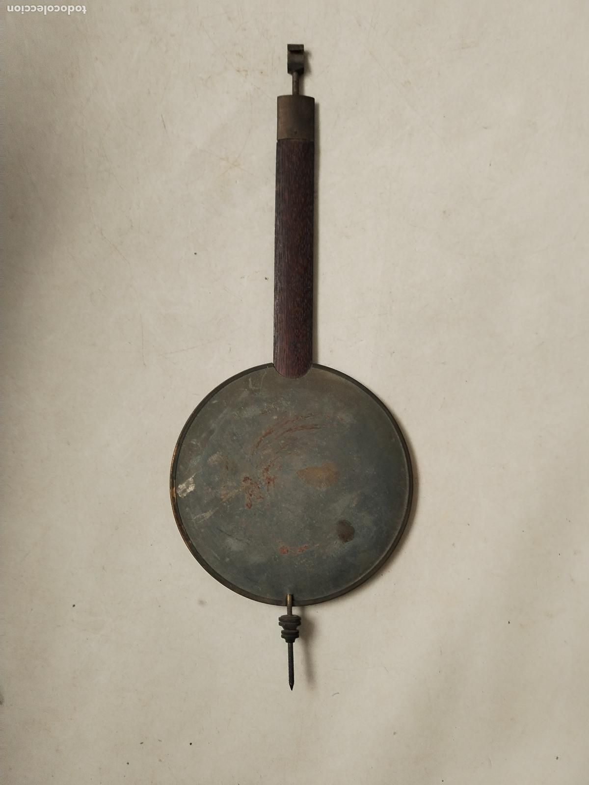 Recambios de relojes: pendulo antiguo de reloj de pared - Foto 2