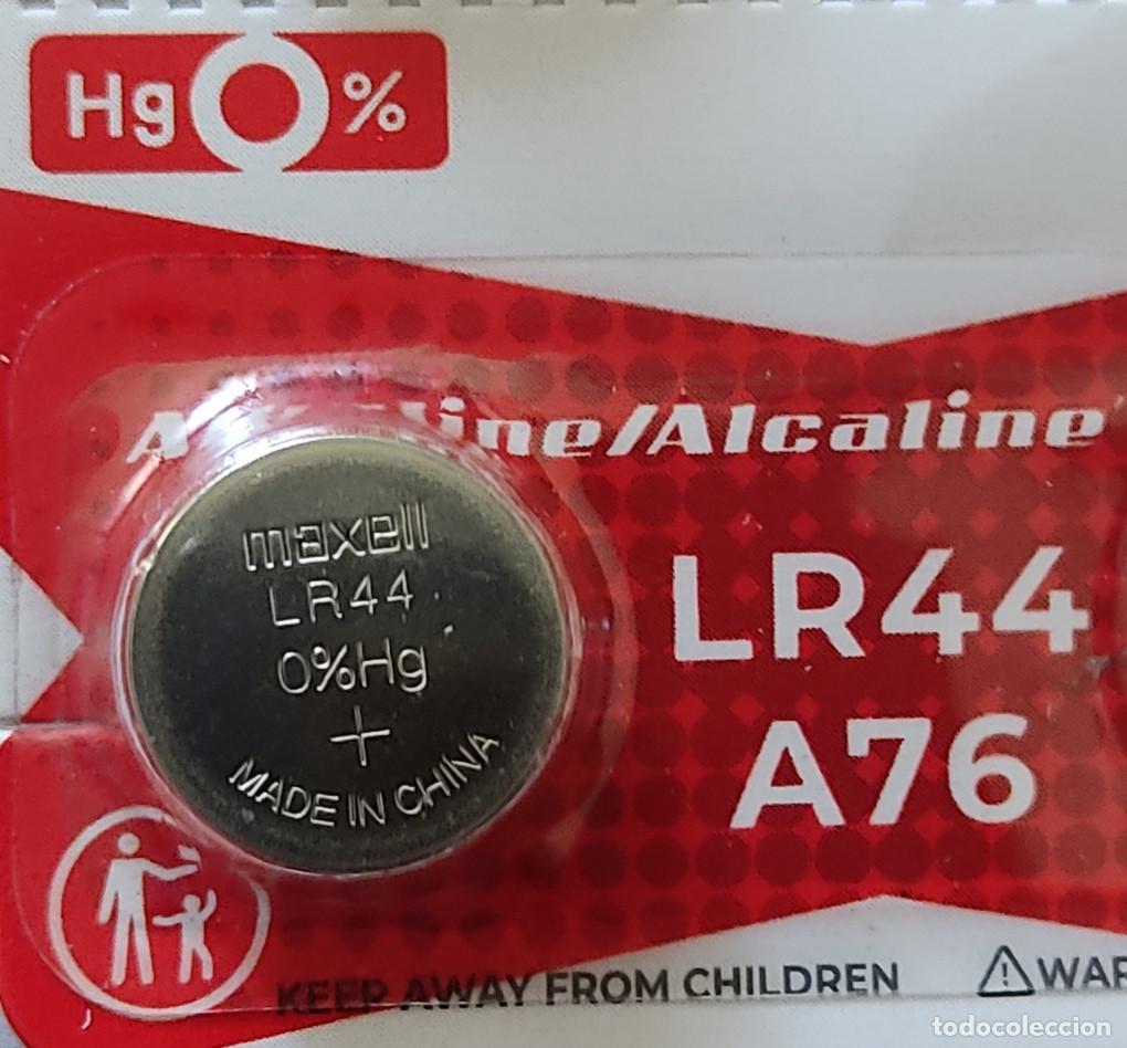 Recambios de relojes: ⏰ PILA BOT&Oacute;N MAXELL LR44. - Foto 1