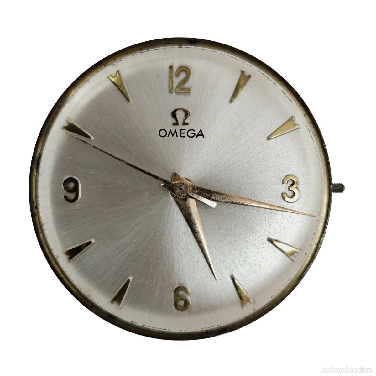 Recambios de relojes: MAQUINARIA RELOJ OMEGA-CALIBRE 30 T2 SC PC-16 JEWELS-SWISS-ESFERA-CORONA-AGUJAS-PLEXI-A&Ntilde;OS 40-HOMBRE