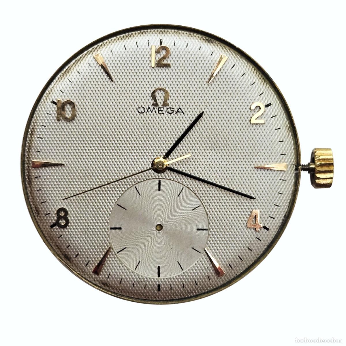 Recambios de relojes: MAQUINARIA CALIBRE MOVIMIENTO OMEGA QUARZ A&Ntilde;OS 80 + ESFERA PANAL DE ABEJA-HONEYCOMB &iquest;A&Ntilde;OS 50?+PLEXI