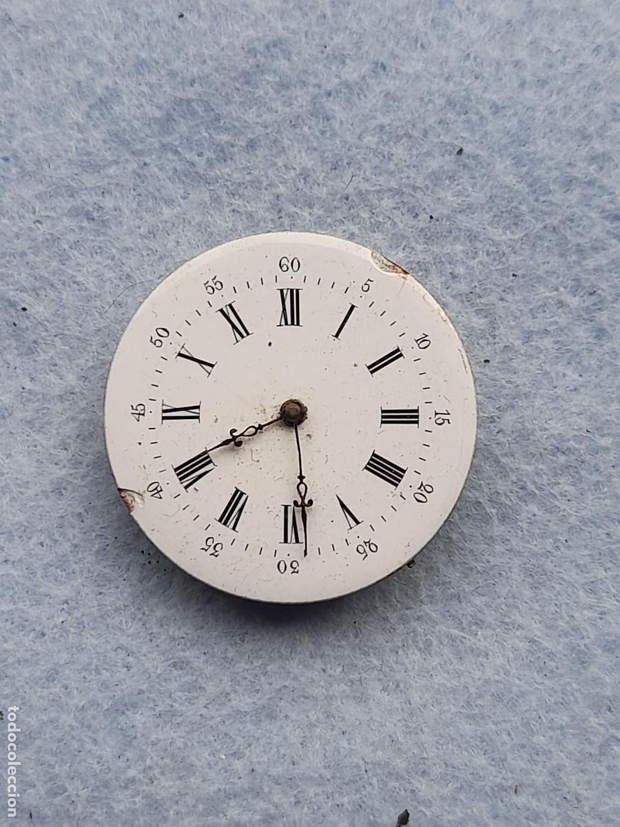 Recambios de relojes: M&aacute;quina para Reloj de Bolsillo Antiguo.