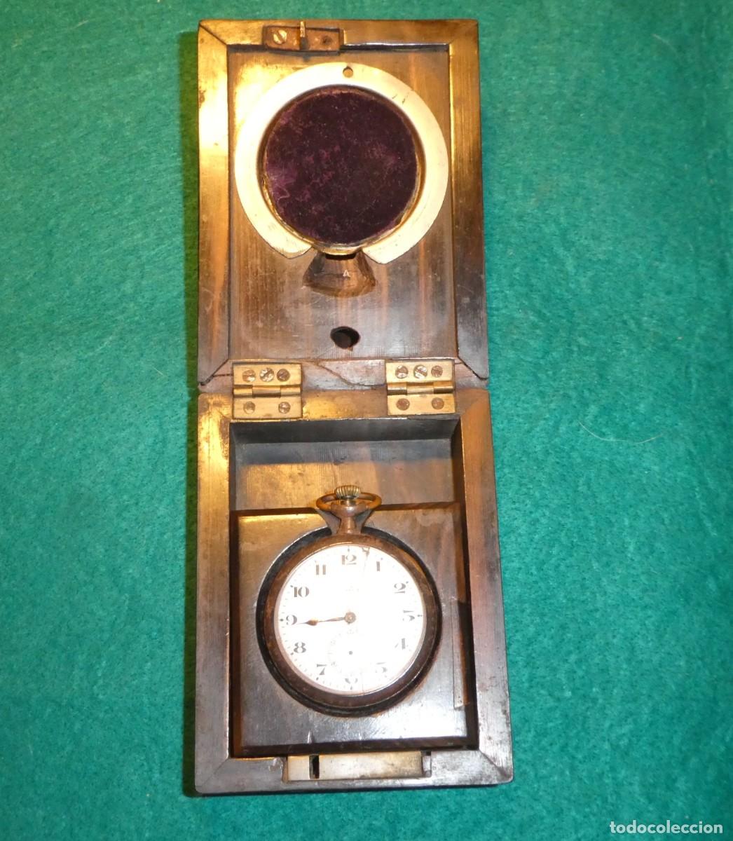 Recambios de relojes: CAJA DE RELOJ, DE MADERA DE PALISANDRO, PALO SANTO O PALO DE ROSA