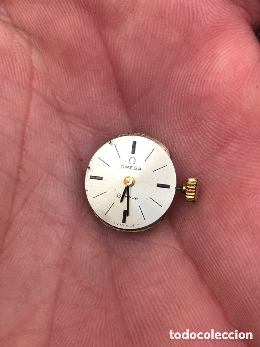 Recambios de relojes: Calibre reloj omega 485 completo Corona omega