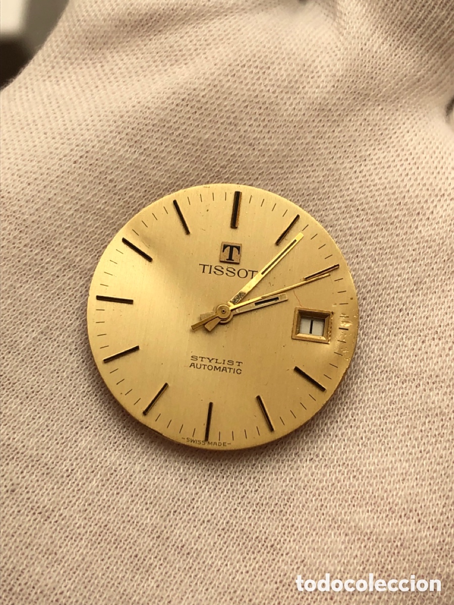 Recambios de relojes: Calibre reloj tissot autom&aacute;tico ref 2481 con esfera y quit de agujas