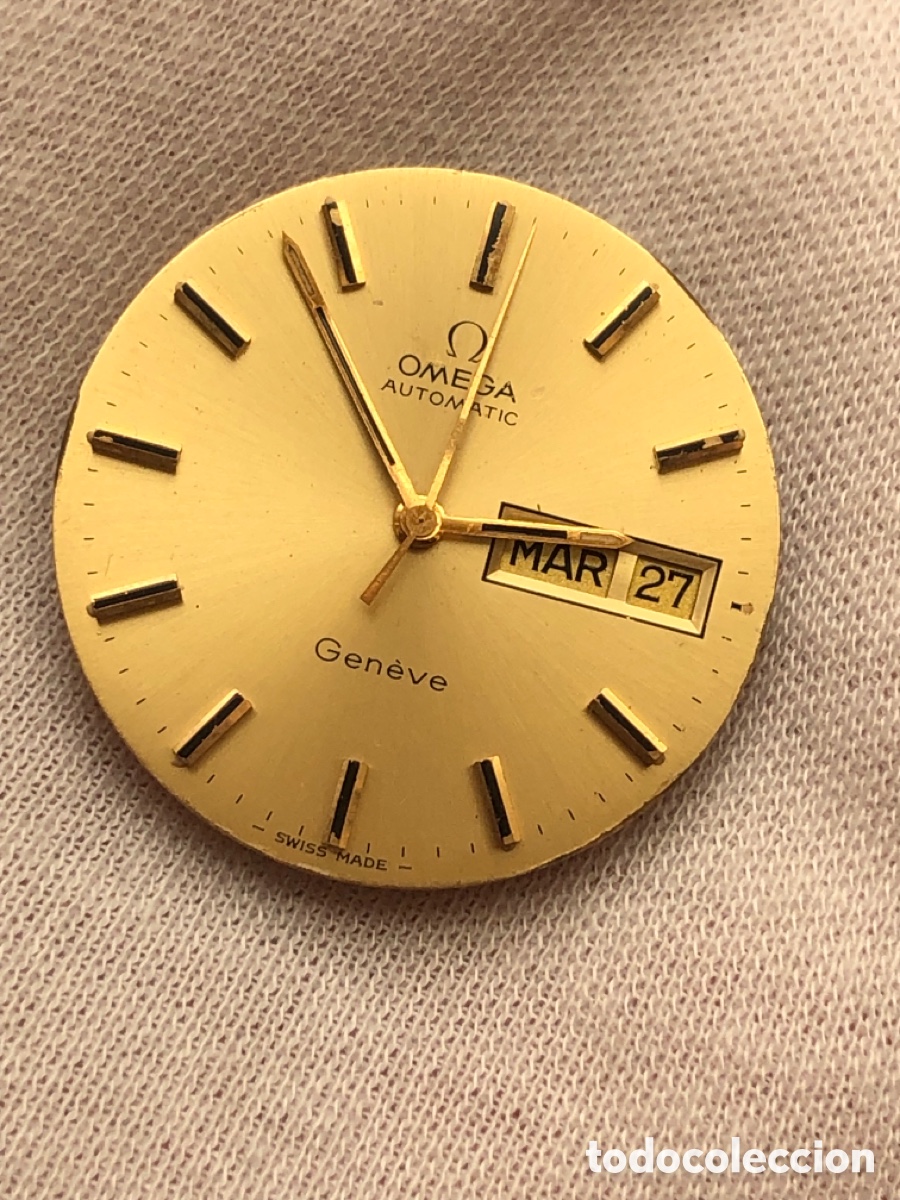 Recambios de relojes: Calibre reloj omega autom&aacute;tico 1022 con esfera y quit de agujas