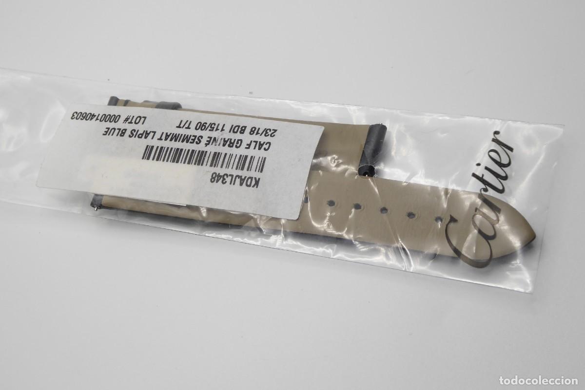 Recambios de relojes: Cartier leather strap calf semimat 19mm