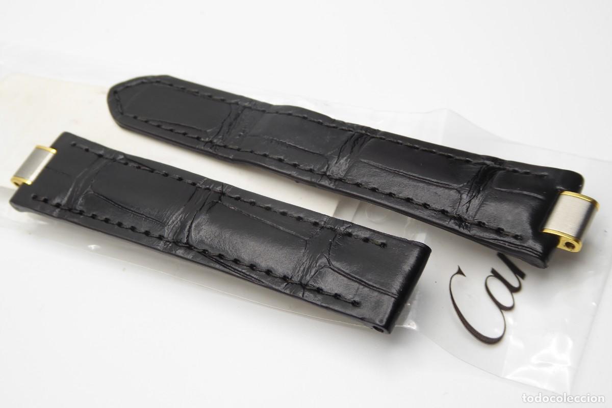 Recambios de relojes: Cartier 21 must de cartier leather strap 16mm