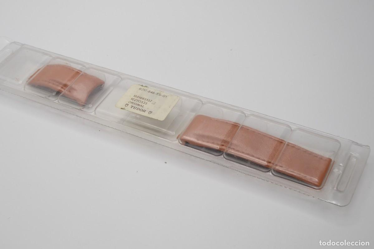 Recambios de relojes: Tudor Prince date rose leather strap 20mm