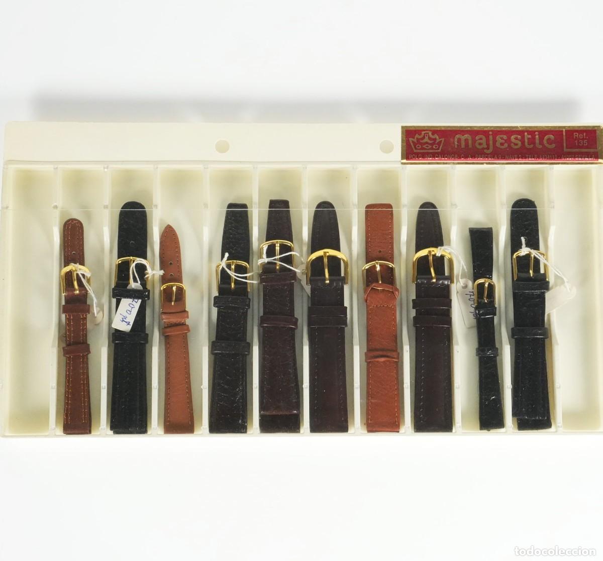 Recambios de relojes: LOTE DE 10 CORREAS DE RELOJ (L05)