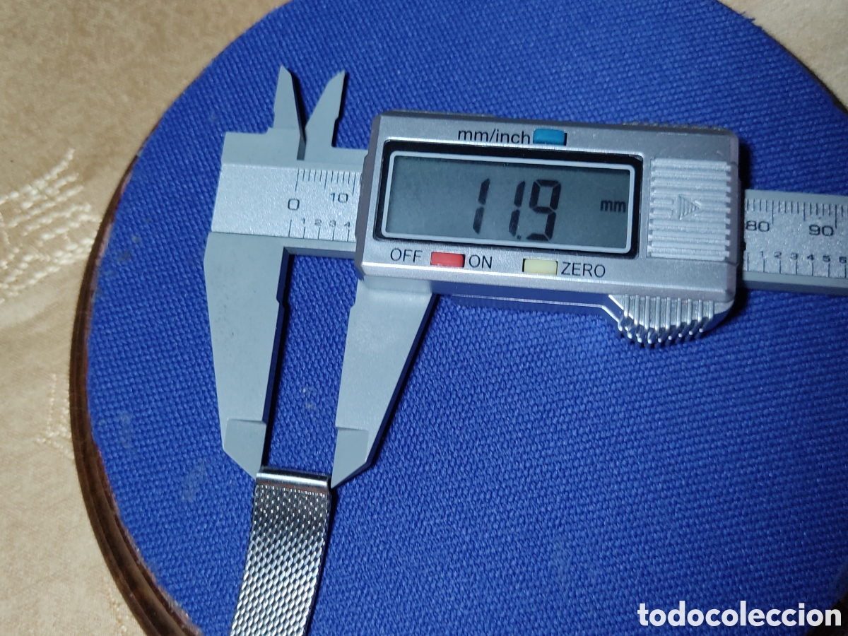 Recambios de relojes: Correa de reloj de acero ajustable 12mm,con los pasadores.Vintage