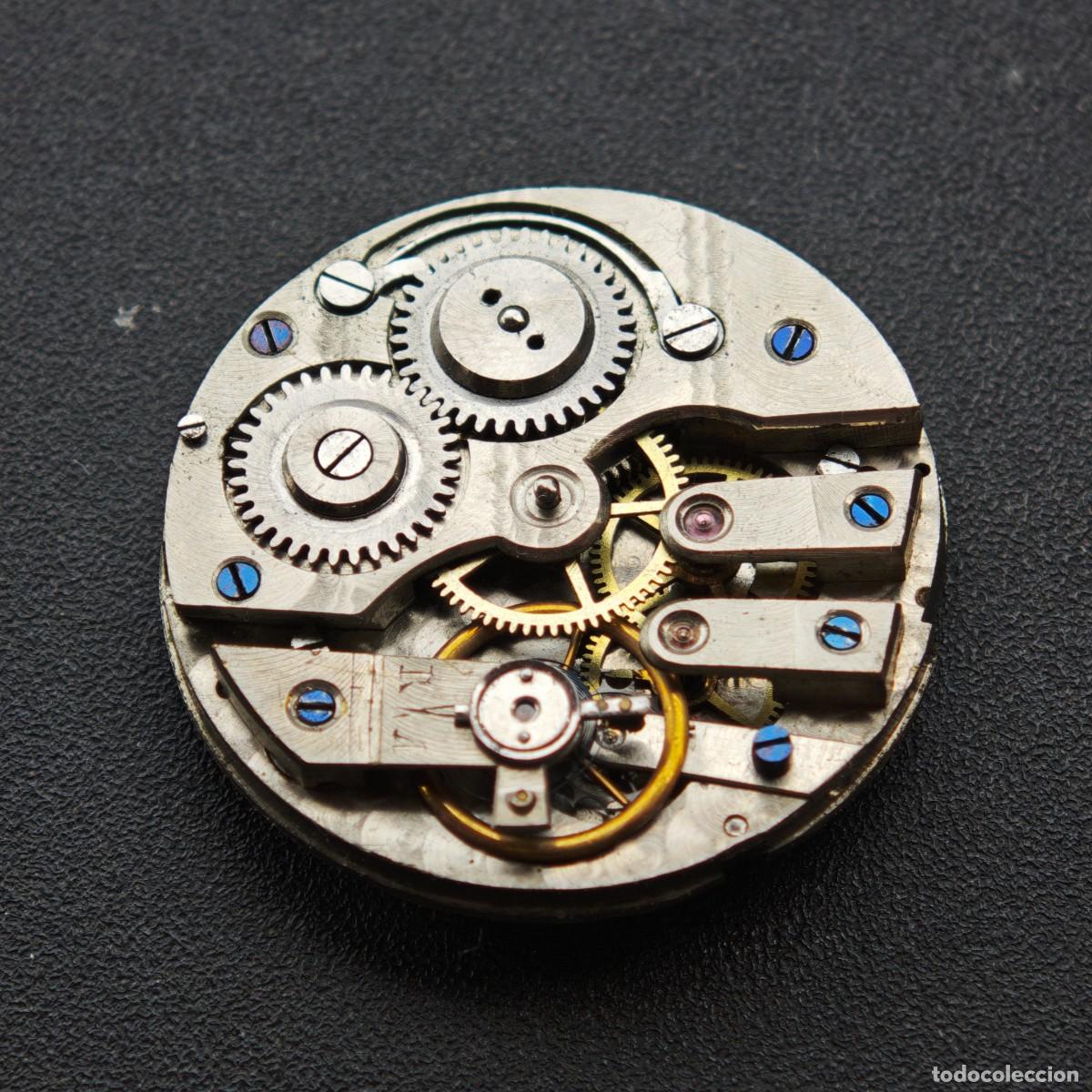 Recambios de relojes: Maquinaria reloj de bolsillo vintage pocket watch enamel dial montre orologio