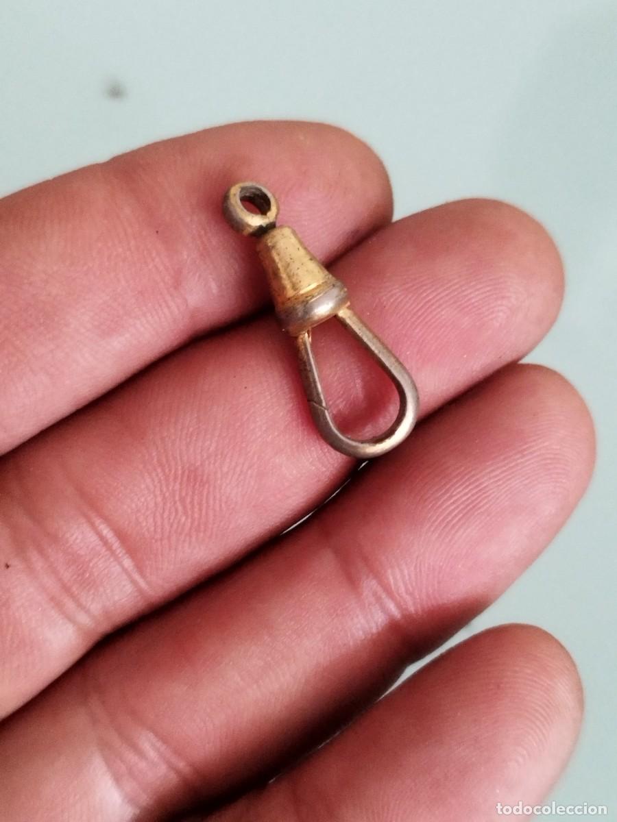 Recambios de relojes: Antiguo cierre, parte de cadena de reloj de bolsillo, para leontina.