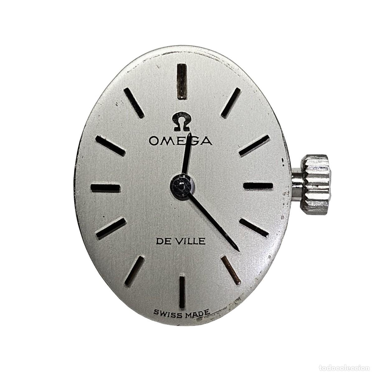 Recambios de relojes: MAQUINARIA MOVIMIENTO RELOJ OMEGA DE VILLE 485-CALIBRE-SWISS-17 JEWELS-ESFERA-TIJA-CORONA &Omega;-A&Ntilde;OS 60