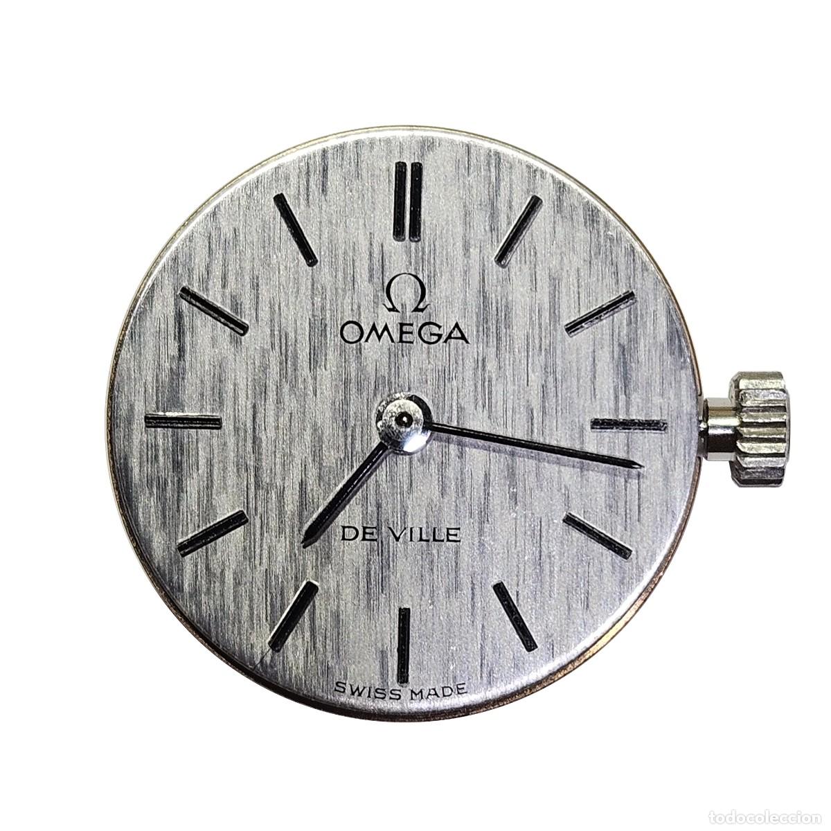 Recambios de relojes: MAQUINARIA RELOJ OMEGA DE VILLE 620-CALIBRE-SWISS-17 JEWELS-ESFERA ESPECIAL-AGUJAS-CORONA &Omega;-A&Ntilde;OS 60