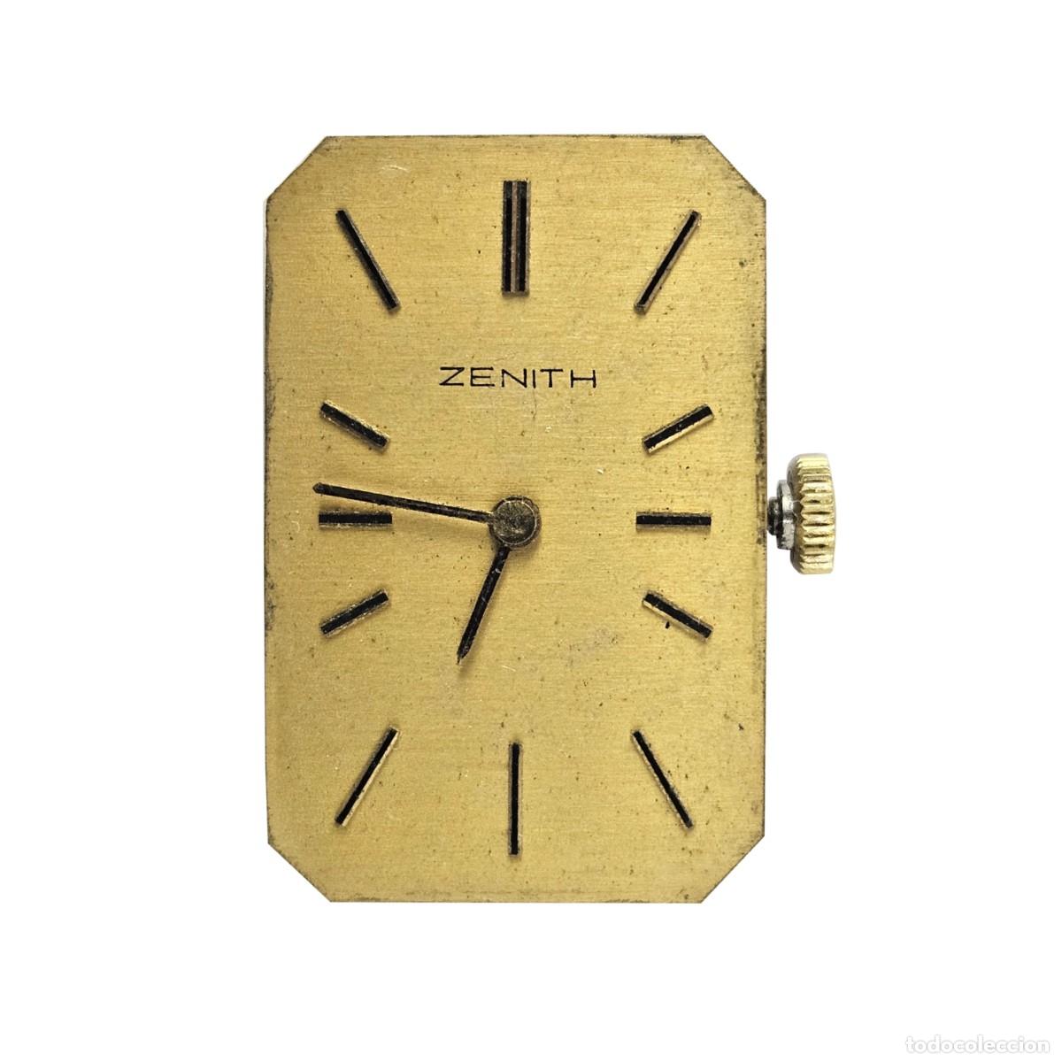Recambios de relojes: MAQUINARIA MOVIMIENTO RELOJ ZENITH-CALIBRE 1520-SWISS-ESFERA-AGUJAS-TIJA-CORONA-17 JEWELS-A&Ntilde;OS 60