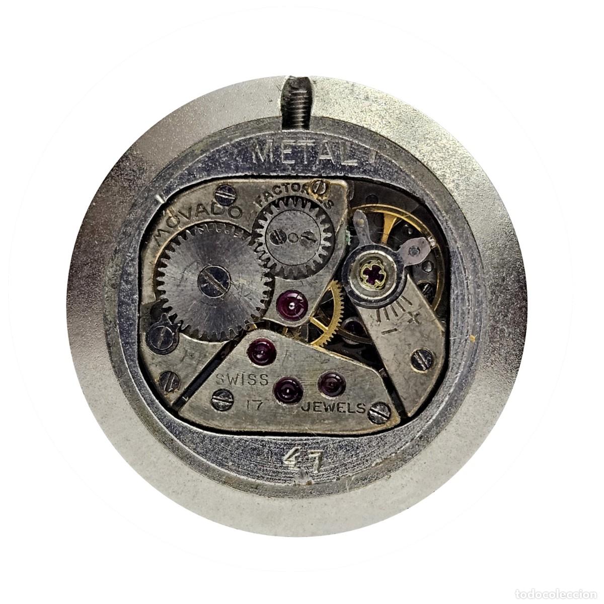 Recambios de relojes: MAQUINARIA RELOJ MOVADO FACTORIES-CALIBRE 57-SWISS MADE-17 JEWELS-ESFERA-BATA- APROX. A&Ntilde;OS 60