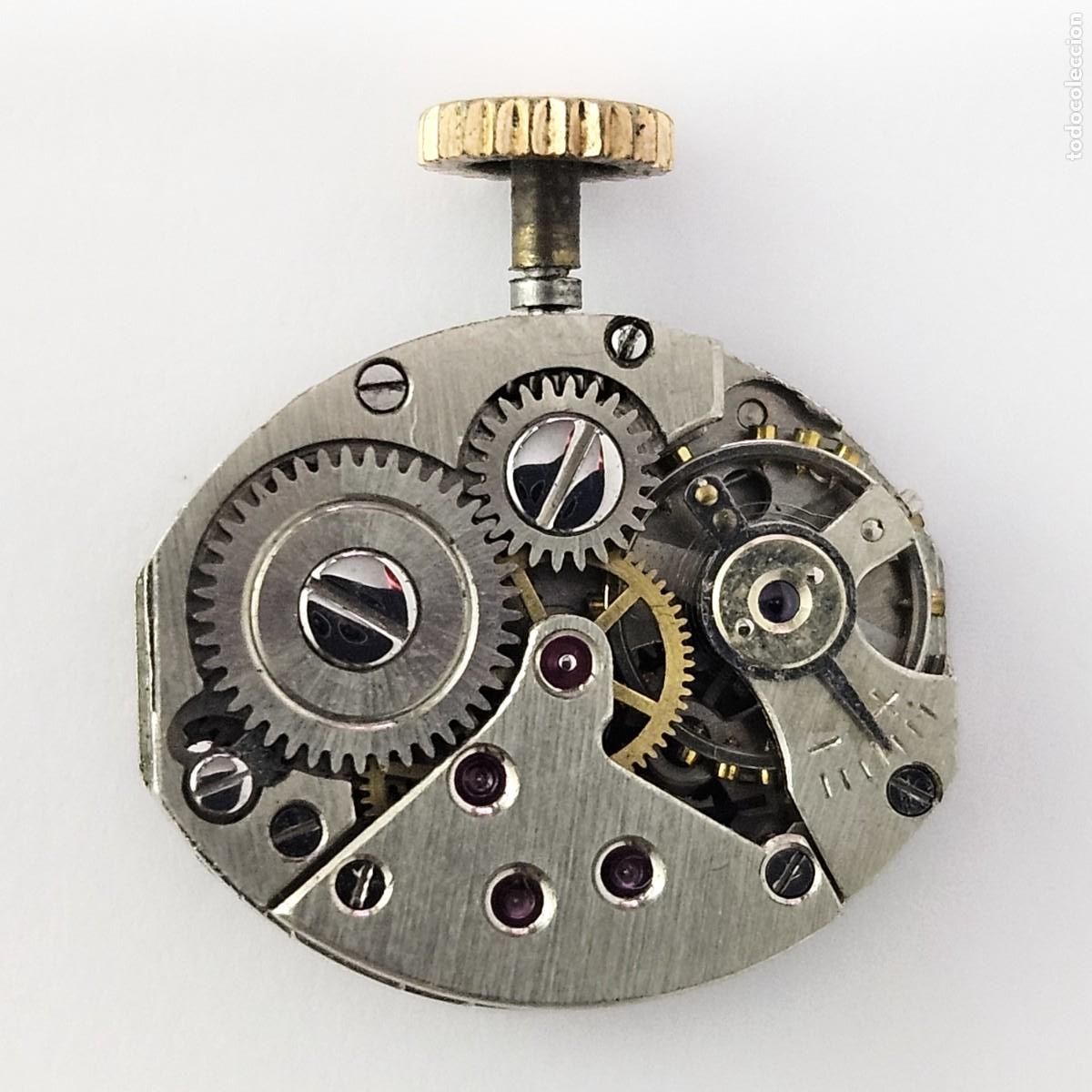 Recambios de relojes: MAQUINARIA-MOVIMIENTO RELOJ FESTINA-CALIBRE AS 1012-ESFERA-TIJA-AGUJAS-CORONA-A&Ntilde;OS 50-60