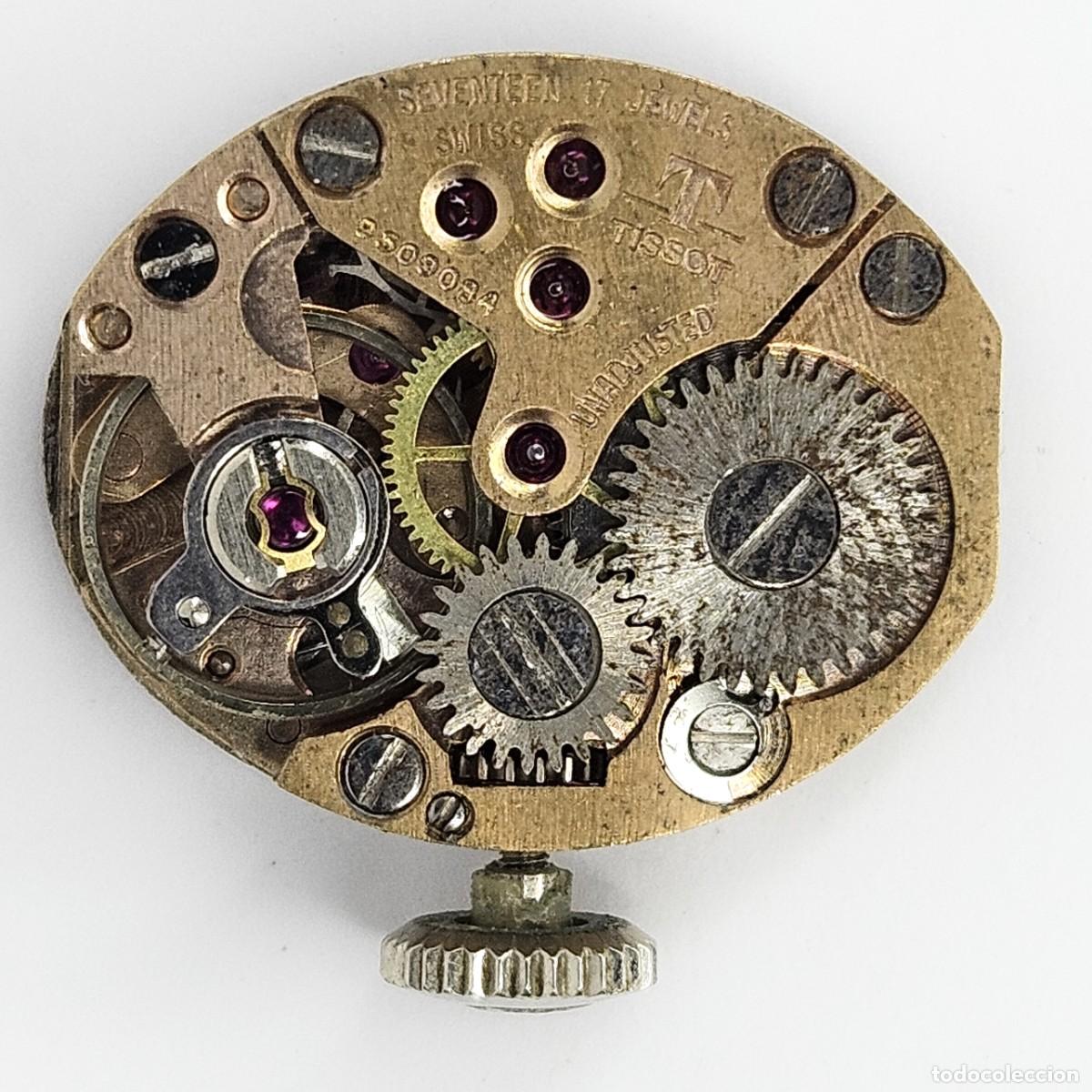 Recambios de relojes: MAQUINARIA RELOJ-TISSOT-CALIBRE 530-ESFERA-AGUJAS-TIJA-CORONA-17 JEWELS-SWISS MADE