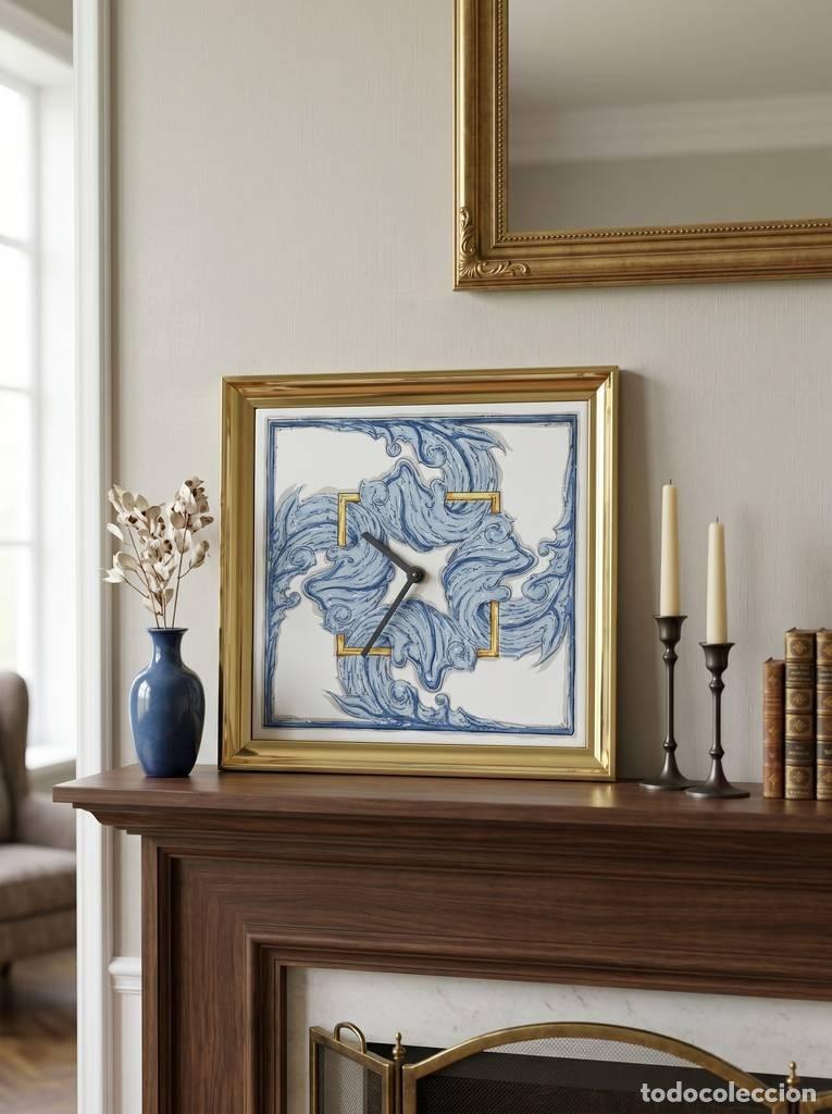 Recambios de relojes: RELOJ DE PARED CON AZULEJO