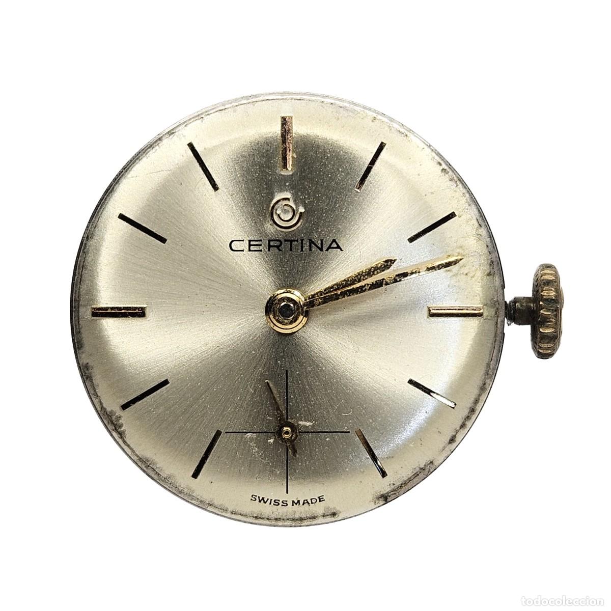 Recambios de relojes: MAQUINARIA RELOJ-CERTINA 19-30-CALIBRE-SWISS-ESFERA-AGUJAS-TIJA-CORONA C-17 JEWELS-A&Ntilde;OS 60