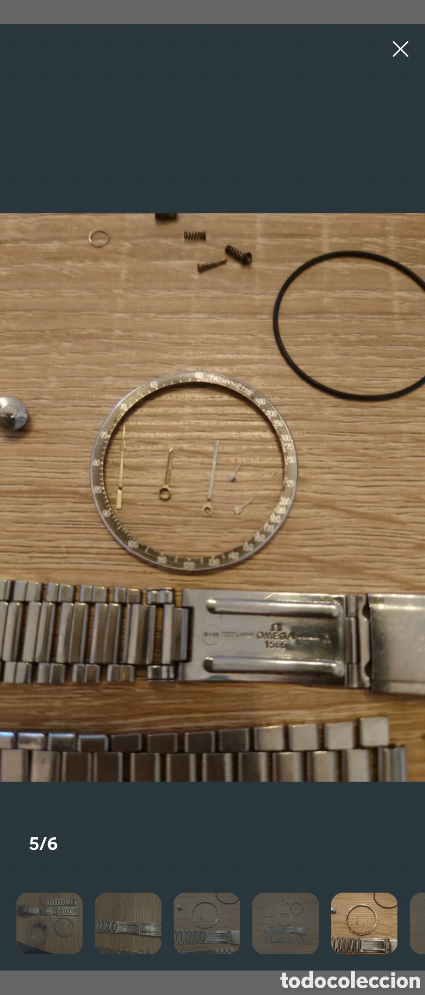 Recambios de relojes: Brazalete, bisel, agujas Omega Speedmaster