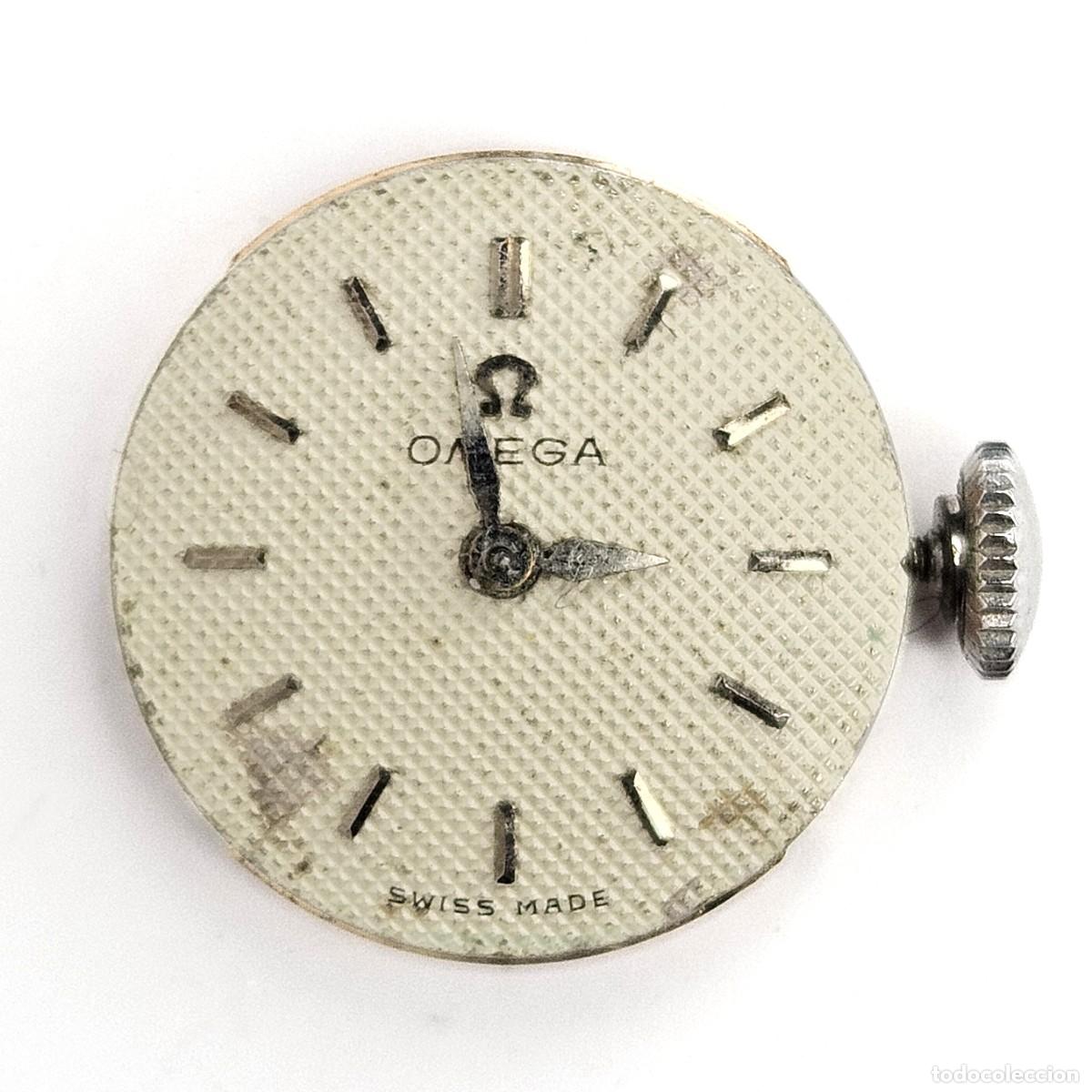 Pi&egrave;ces de rechange de montres et horloges: MAQUINARIA RELOJ OMEGA- CALIBRE &Omega; 481-SWISS-17 JEWELS-ESFERA-AGUJAS-TIJA-A&Ntilde;OS 50