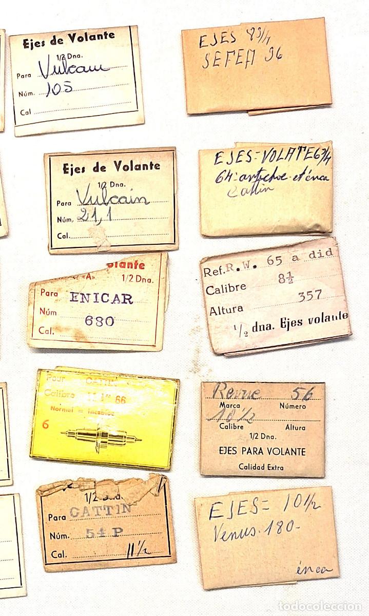 Recambios de relojes: Lote ejes de Volantes de Relojes - Foto 3