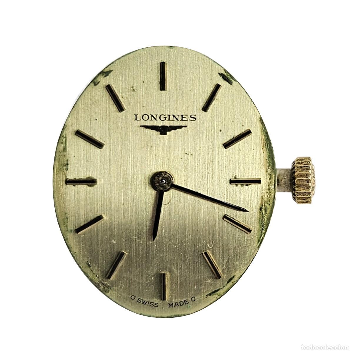 Pi&egrave;ces de rechange de montres et horloges: MAQUINARIA RELOJ-LONGINES 5601-CALIBRE-SWISS-ESFERA-AGUJAS-TIJA-CORONA-17 JEWELS-A&Ntilde;OS 70