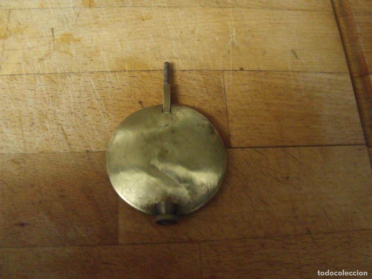 Recambios de relojes: antiguo pendulo para maquinaria morez ojo buey-LOTE 662