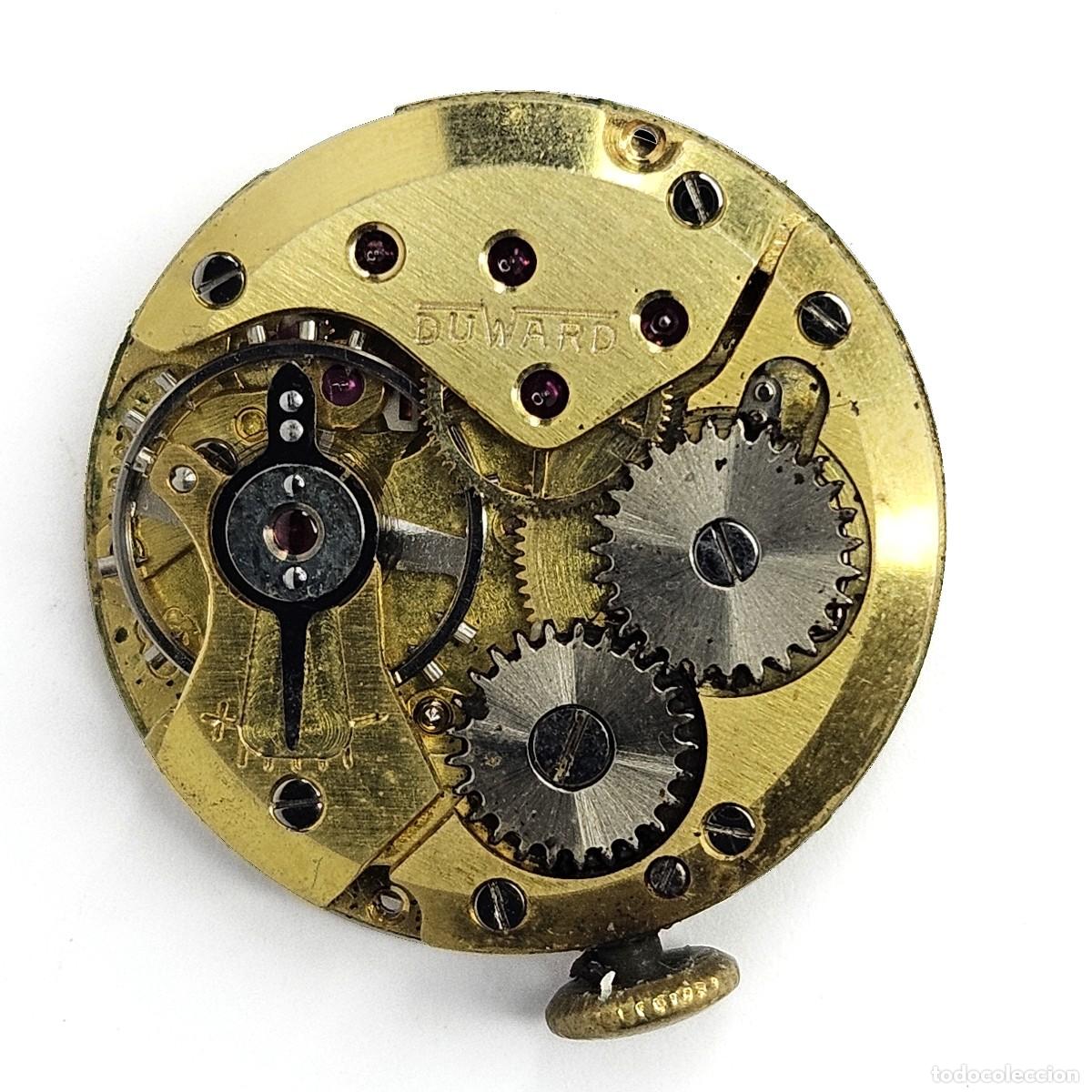 Recambios de relojes: MAQUINARIA RELOJ DUWARD KING-CALIBRE-ETA 2510-SWISS MADE-DIAL-AGUJAS-TIJA-CORONA-ESFERA-A&Ntilde;OS 60-70