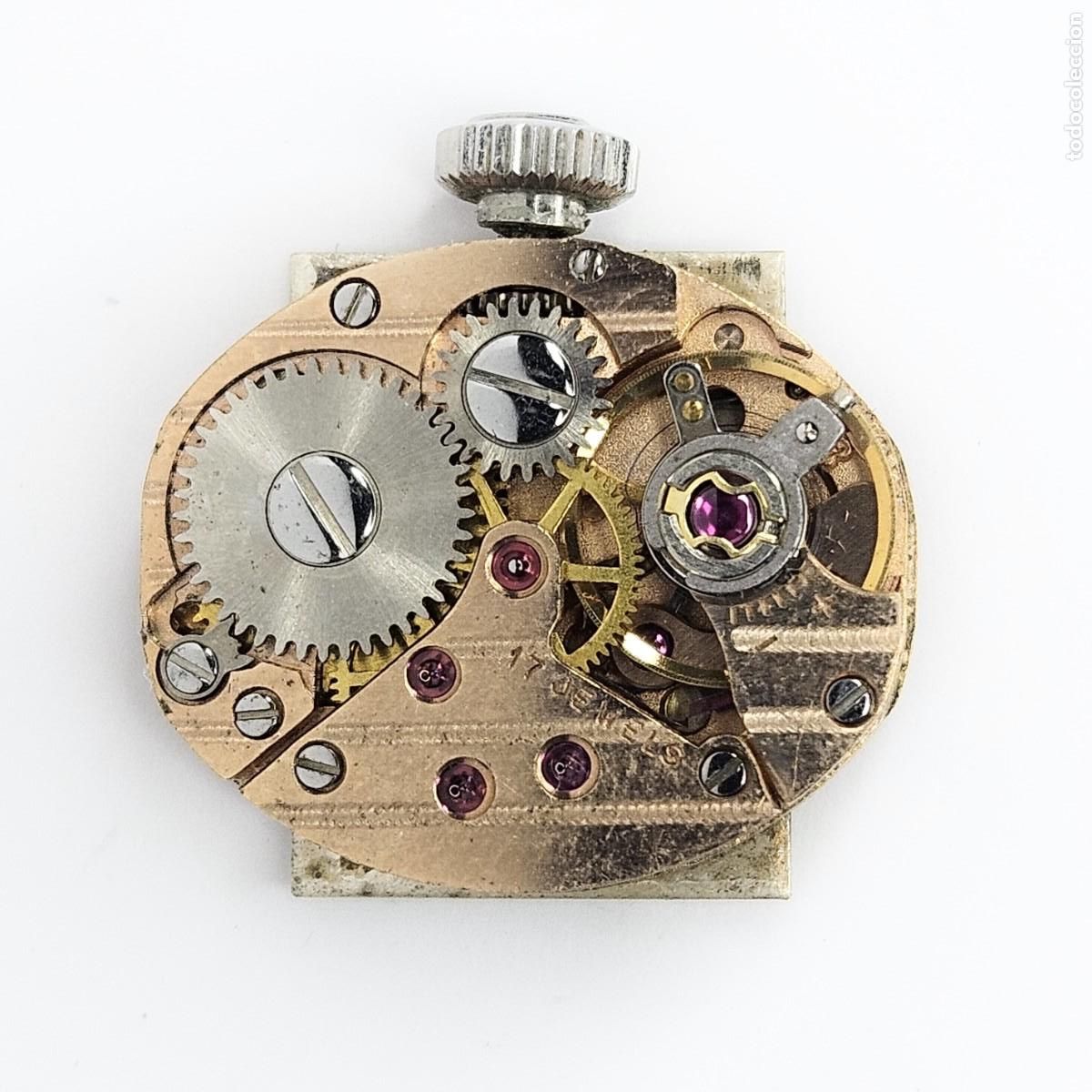 Recambios de relojes: MAQUINARIA RELOJ-ROAMER-CALIBRE-AS 1978-ESFERA-AGUJAS-TIJA-CORONA-17 JEWELS-A&Ntilde;OS 50-60