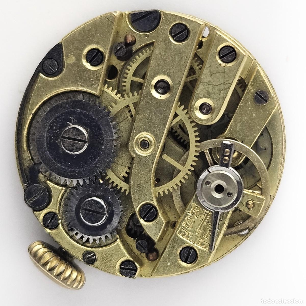 Recambios de relojes: MAQUINARIA RELOJ DE PULSERA SILGOR-CALIBRE-ESFERA-AGUJAS-TIJA-CORONA-A&Ntilde;OS 50