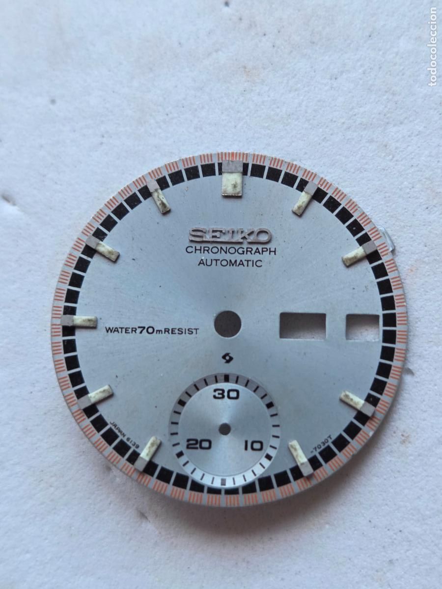 Recambios de relojes: SEIKO AUTOMATIC CHRONOGRAPH 6139 7030T ESFERA TRICOLOR M9