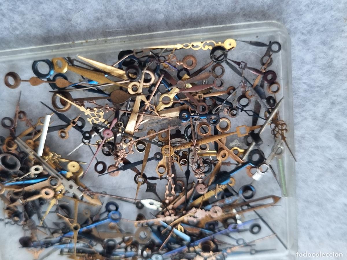 Recambios de relojes: LOTE DE AGUJAS VARIADO PARA RELOJES MECANICOS DE PULSERA Y BOLSILLO