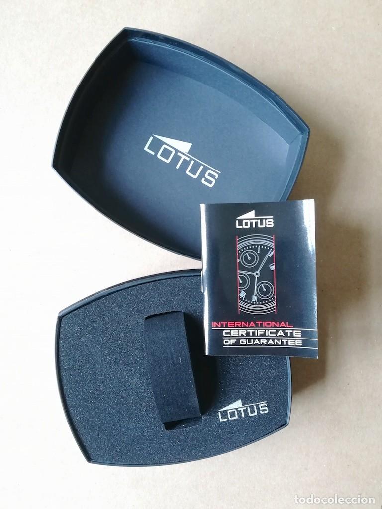 Recambios de relojes: Estuche R&iacute;gido Original Reloj LOTUS | Completo con Almohadilla y Caja Exterior | Impecable