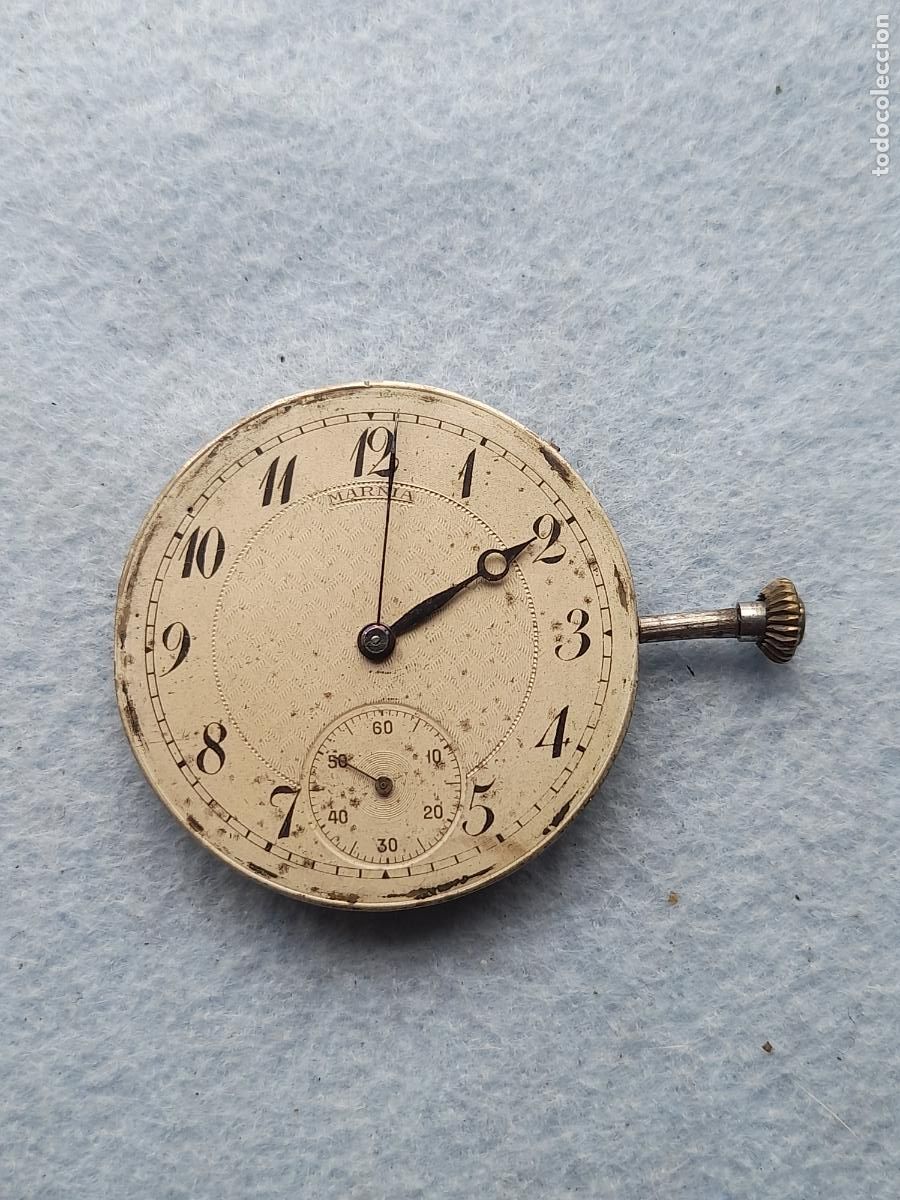 Recambios de relojes: Marnia. M&aacute;quina para Reloj de Bolsillo Antiguo.