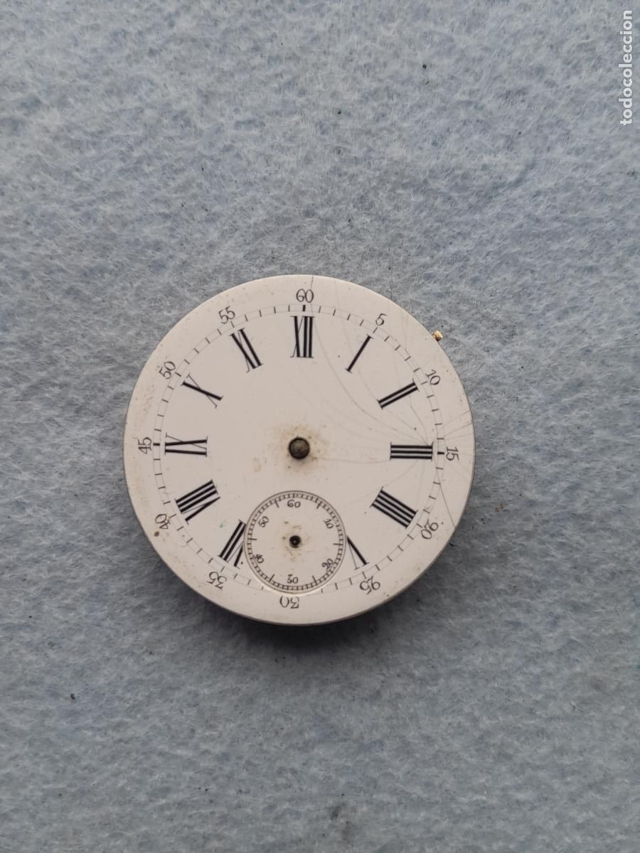 Recambios de relojes: M&aacute;quina para Reloj de Bolsillo Antiguo.