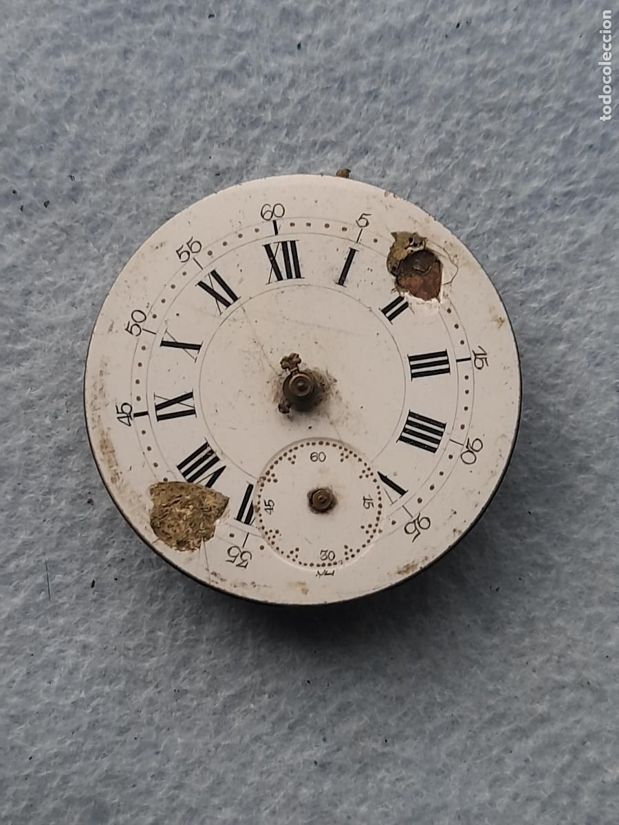 Recambios de relojes: M&aacute;quina para Reloj de Bolsillo Antiguo.