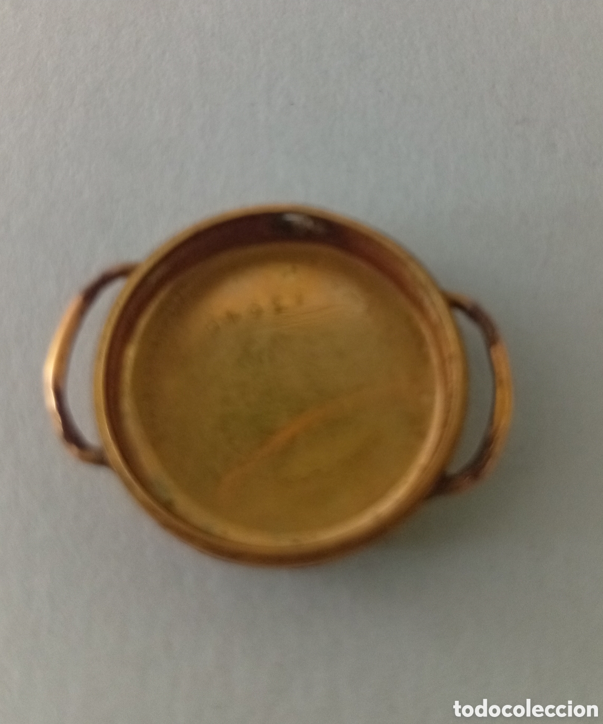 Recambios de relojes: CAJA PARA RELOJ DE OULSERA ANTIGUO SE&Ntilde;ORA,CHAPADA EN ORO &rdquo;D. F.&rdquo;