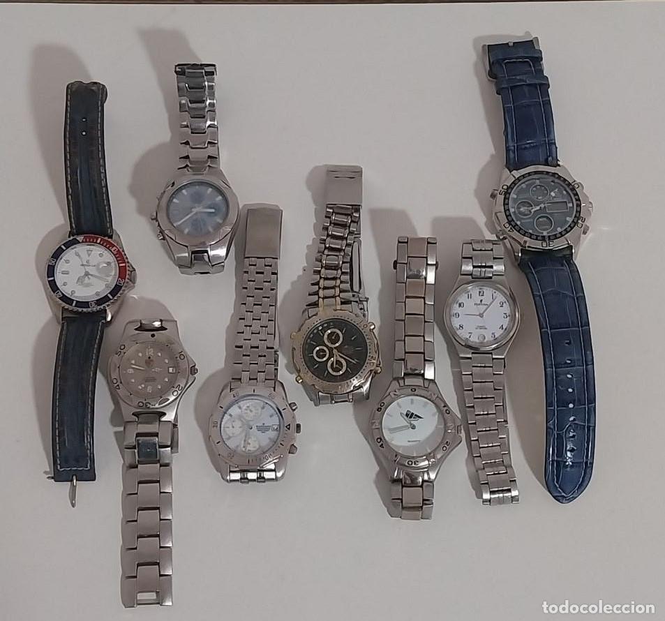 Recambios de relojes: Lote 8 relojes para piezas, Lotus, Viceroy, Festina, Radiant,...