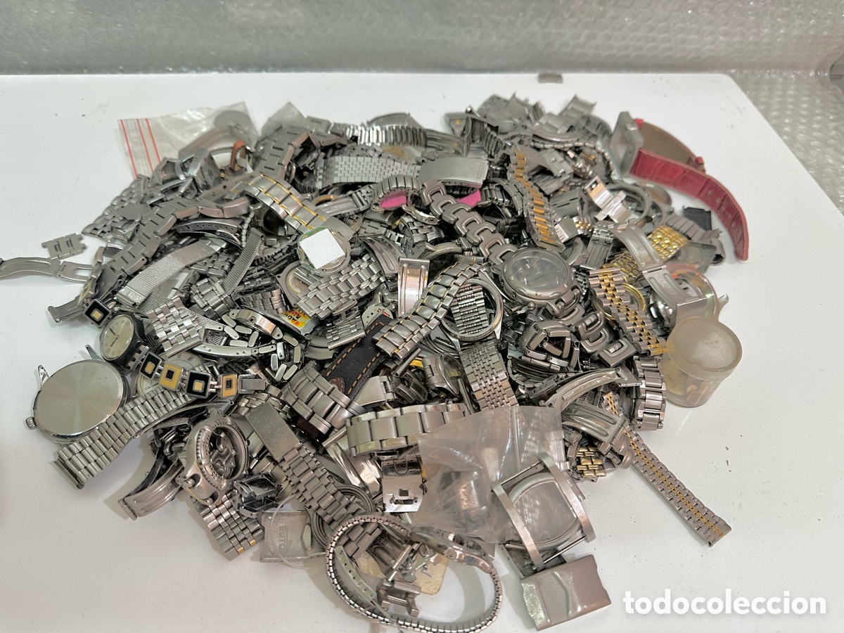 Recambios de relojes: Lote de 3,700 KILOS De Repuestos de brazaletes de relojes