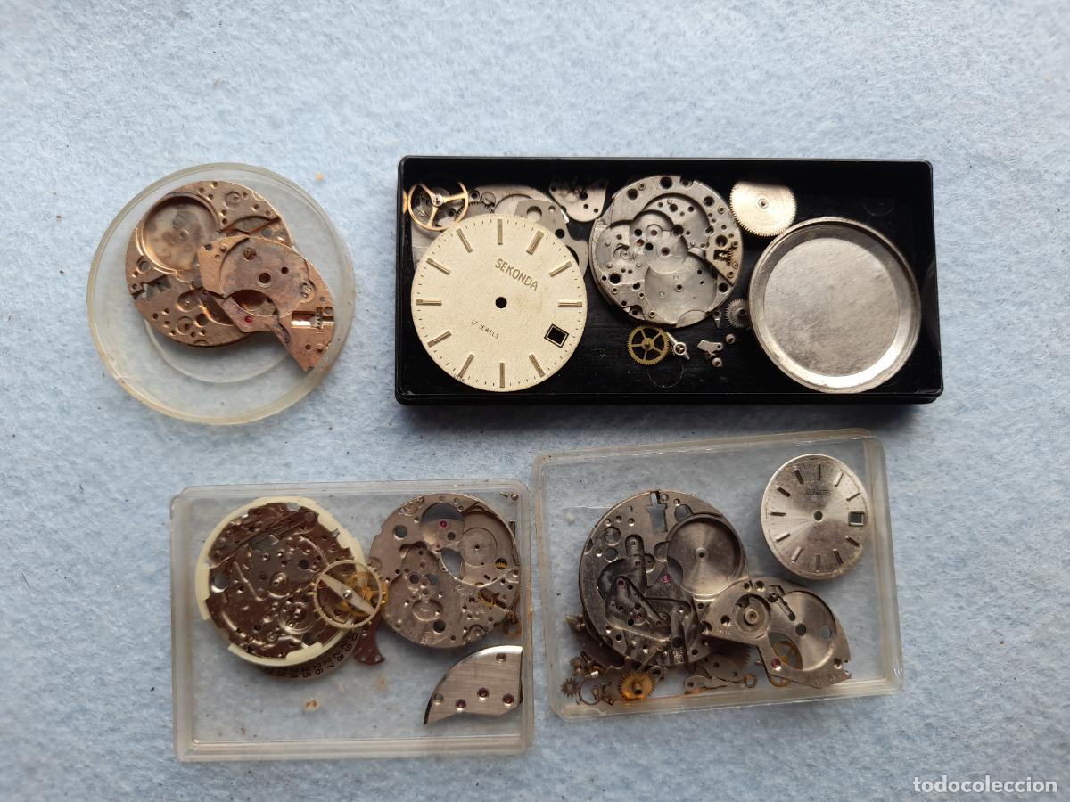 Ersatzteile f&uuml;r Uhren: Lote de Recambios y Despiece de M&aacute;quinas para Relojes Cl&aacute;sicos.