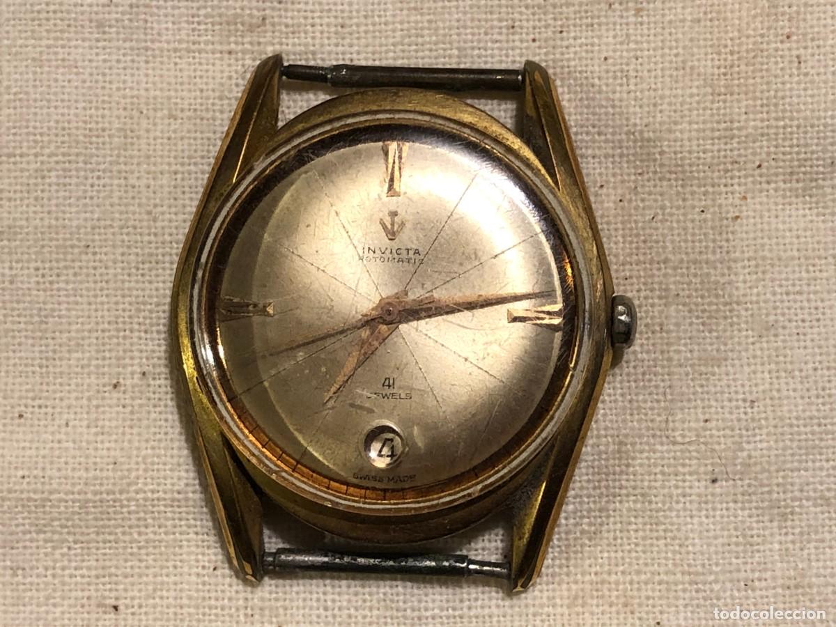 Ersatzteile f&uuml;r Uhren: Reloj de pulsera autom&aacute;tico INVICTA 125.&ordm; aniversario, 41 J N 25519. En funcionamiento. 36mm