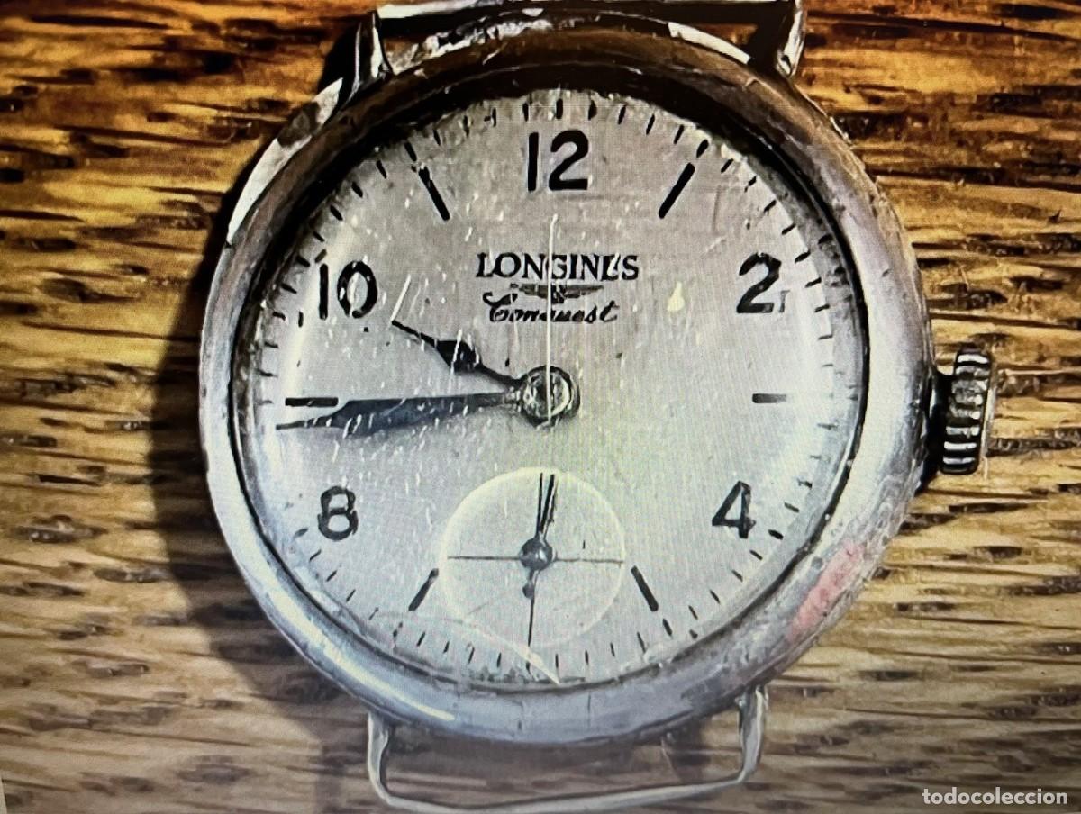 Ersatzteile f&uuml;r Uhren: Reloj VTG 900 de plata Longines Conquest 1028. Segundero subsidiario. No funciona.