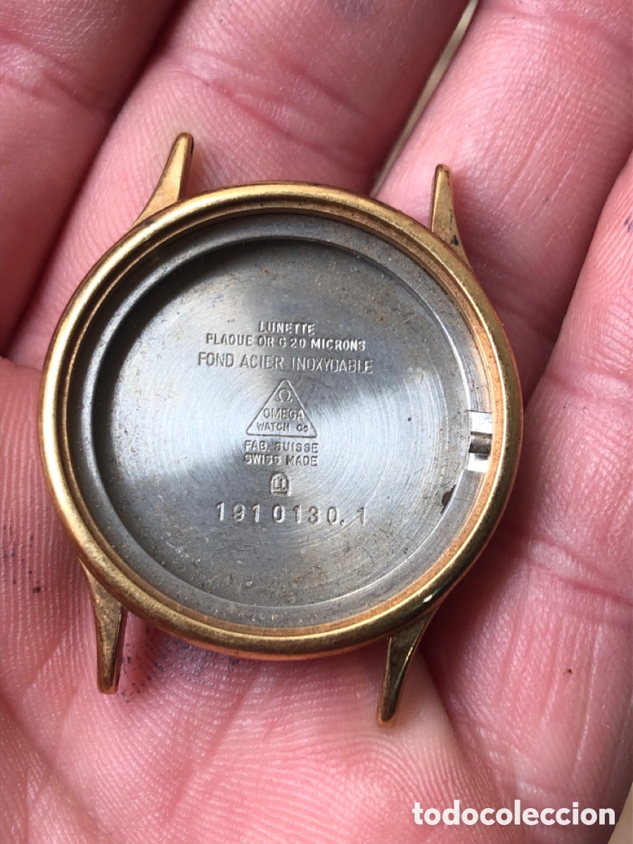Recambios de relojes: Caja reloj omega ba&ntilde;o de oro a estrenar