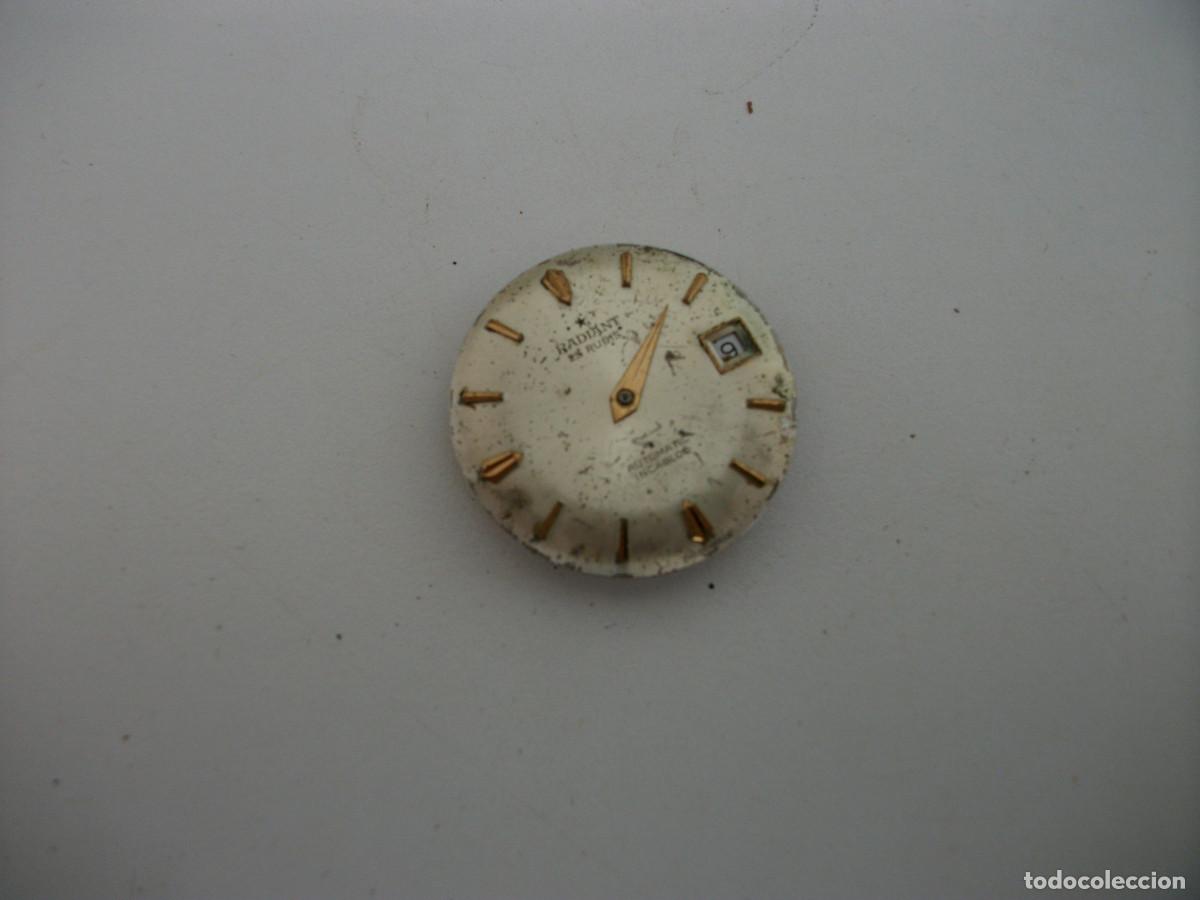 Ersatzteile f&uuml;r Uhren: MAQUINARIA RELOJ RADIANT AUTOMATIC-INCABLOC-CALIBRE AS 1716-17-CALENDARIO-25 JEWELS-A&Ntilde;OS 60-HOMBRE