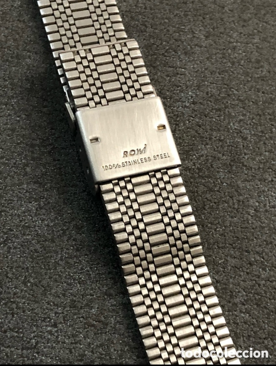 Recambios de relojes: ✅ correa Armis Bracelet ROWI Pulsera Acero Stainless Steel 18 Mm Para Reloj