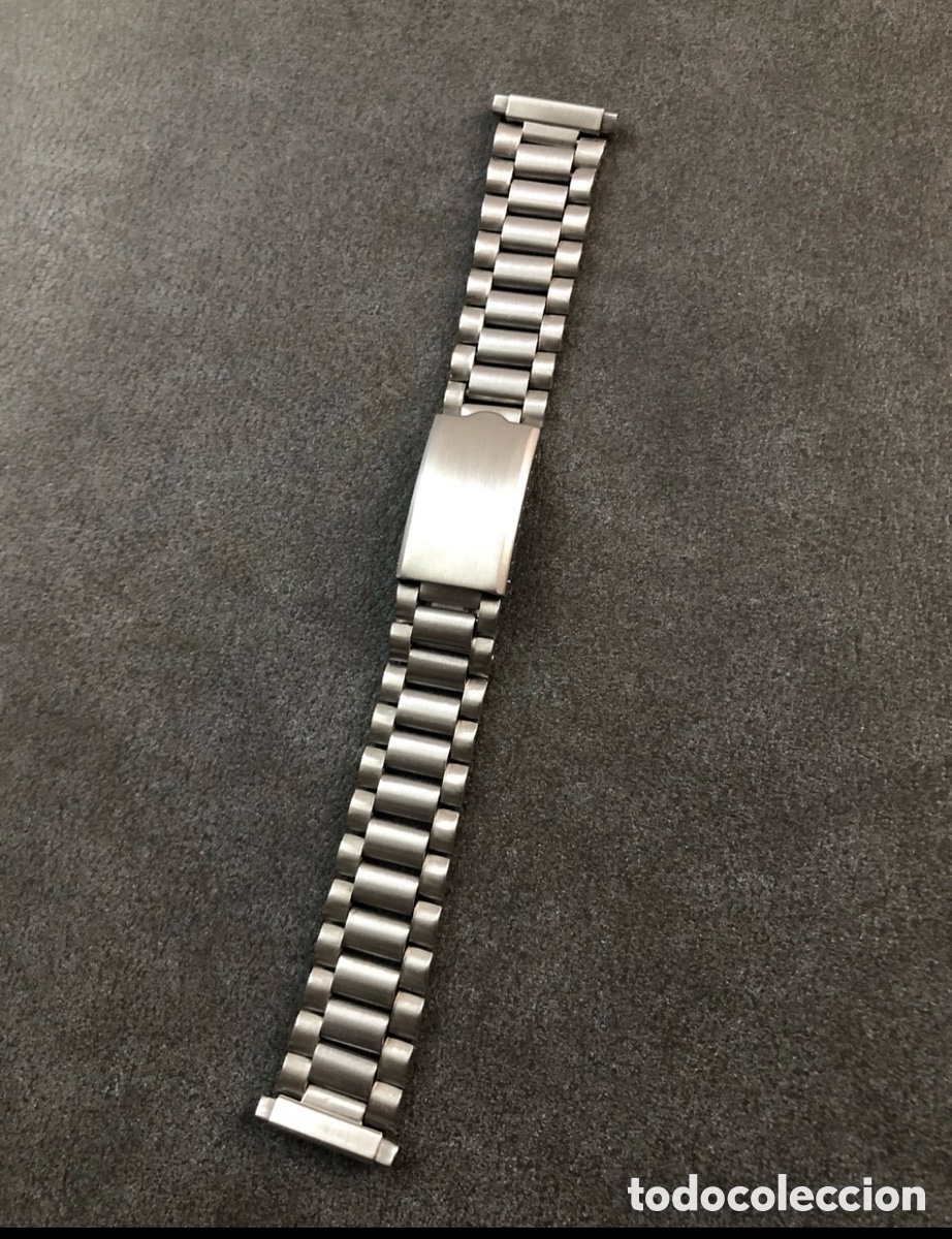 Recambios de relojes: ✅ Pulsera Reloj Acero vintage bracelet strap Ajustable 16-17-18-21Mm