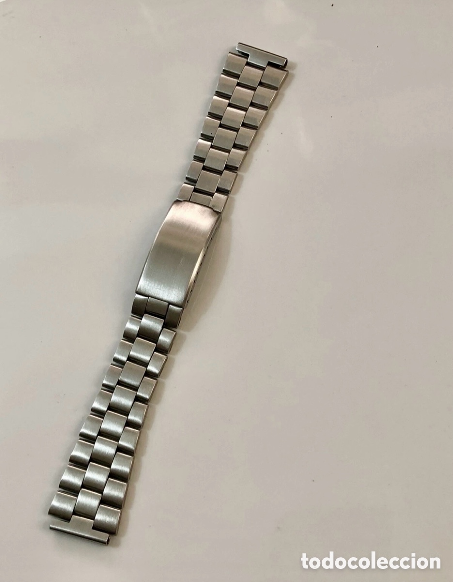 Recambios de relojes: ✅ Pulsera Para Reloj De Acero 18 Mm Vintage Stainless Steel 100%
